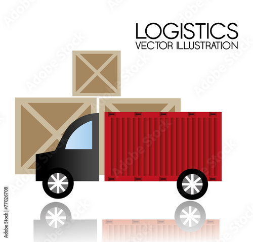 Delivery design, vector illustration.