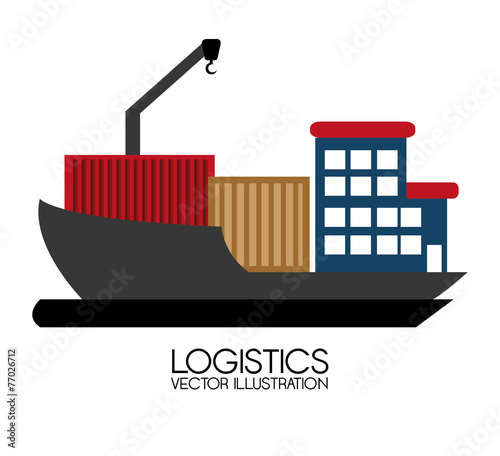 Delivery design, vector illustration.