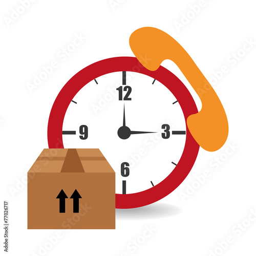 Delivery design, vector illustration.