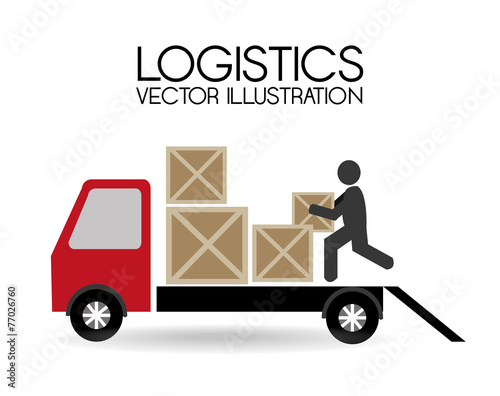Delivery design, vector illustration.