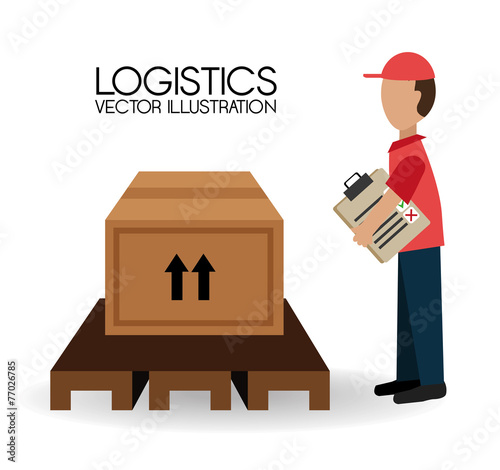 Delivery design, vector illustration.