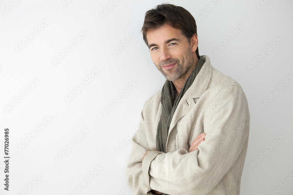 Portrait Of An Handsome Man As A Fashion Model Portrait Of An Handsome Man As A Fashion Model