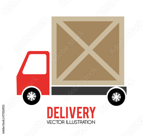 Delivery design, vector illustration.