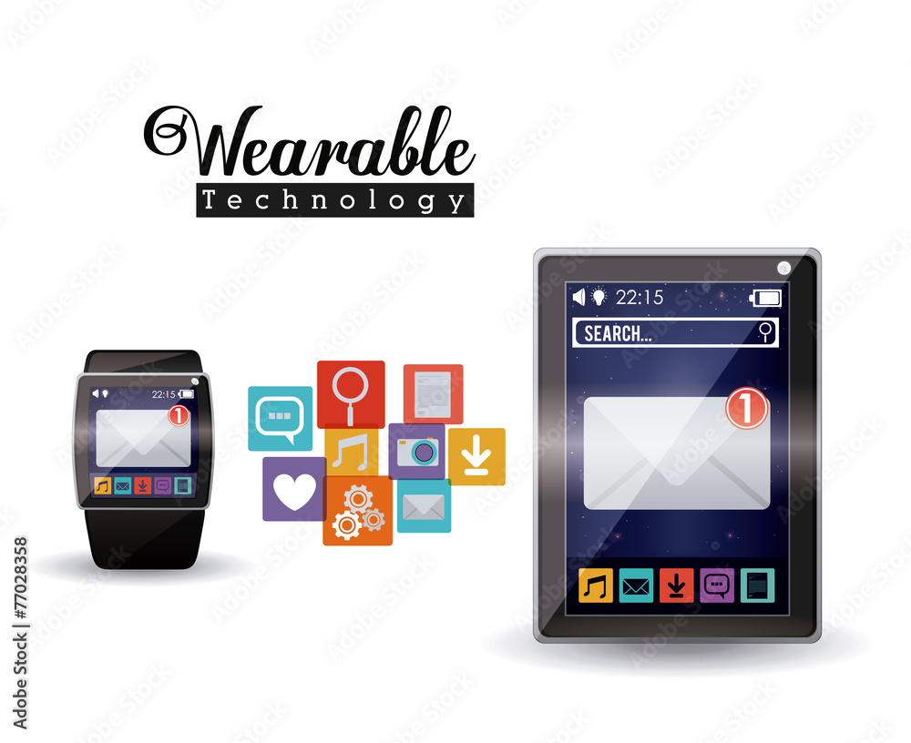 Technology design, vector illustration. Technology design, vector illustration.