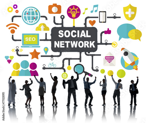Social Media Social Networking Connection Global Concept