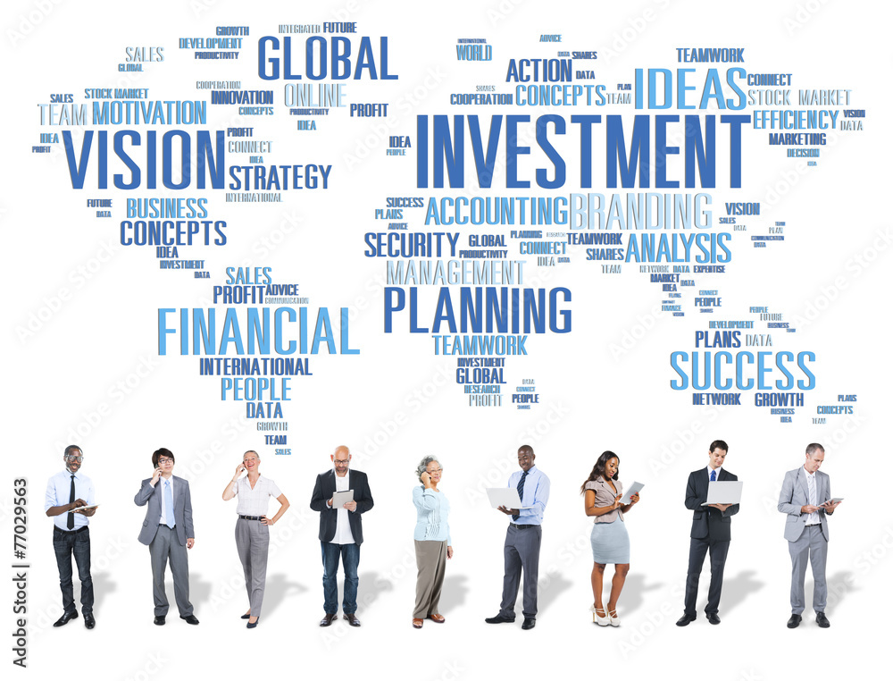 Investment Global Business Profit Banking Budget Concept Investment Global Business Profit Banking Budget Concept