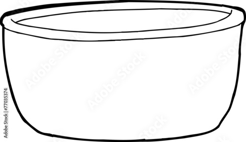 Empty Bowl Outline