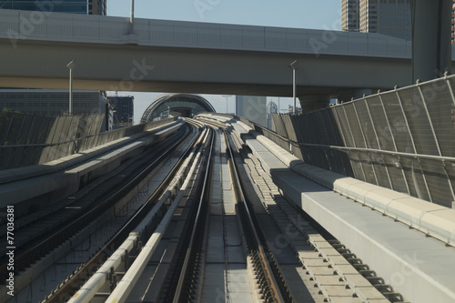 Dubai railway line