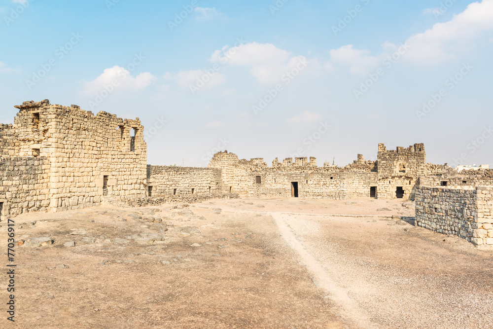 Qasr al-Azraq is a large fortress located in Azraq, Jordan