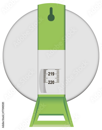 Compact stadiometer