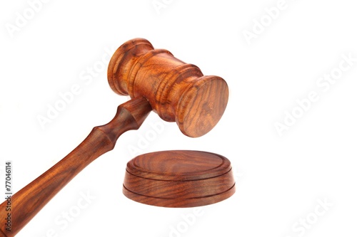 Judges or Presiding Officer or Auctioneers Hardwood Gavel