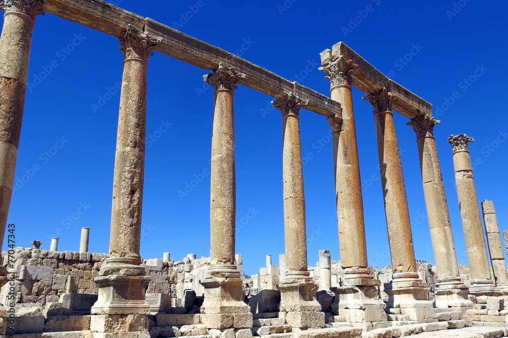Roman Temple in the city of Jerash