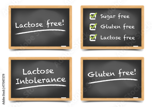 Blackboard Lactose Gluten