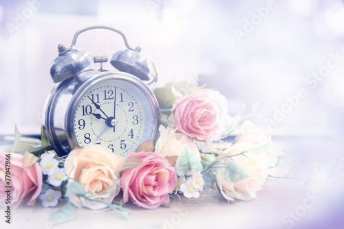 Vintage Still Life with Roses