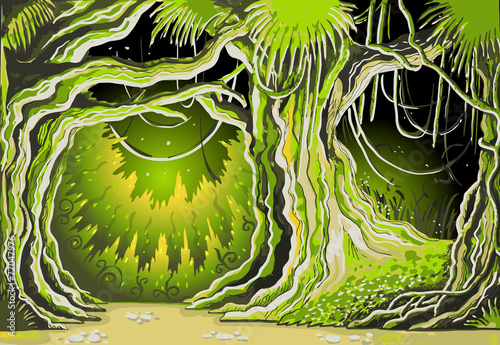 Magic Tale Forest Background