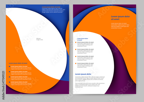 Abstract brochure template