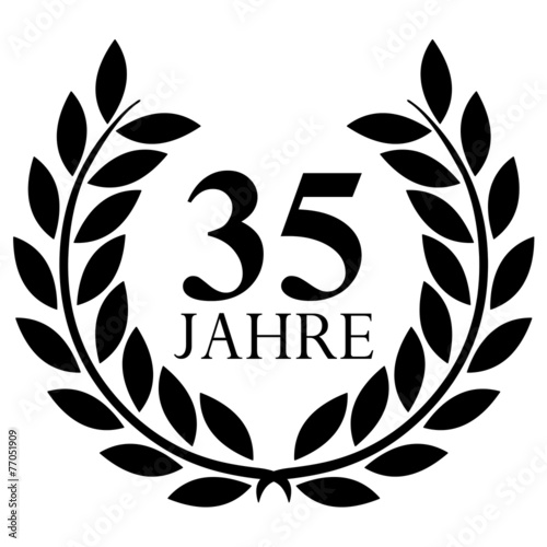 Lorbeerkranz. 35 jahre jubiläum