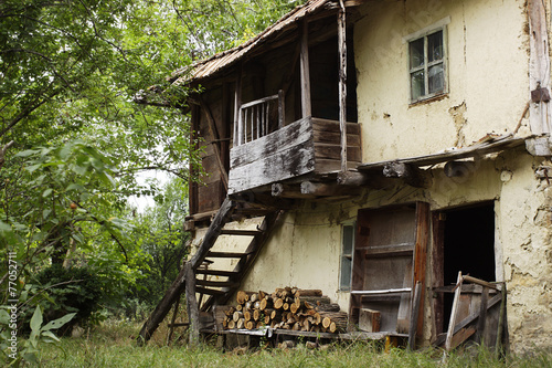 Old house in old bulgarian village