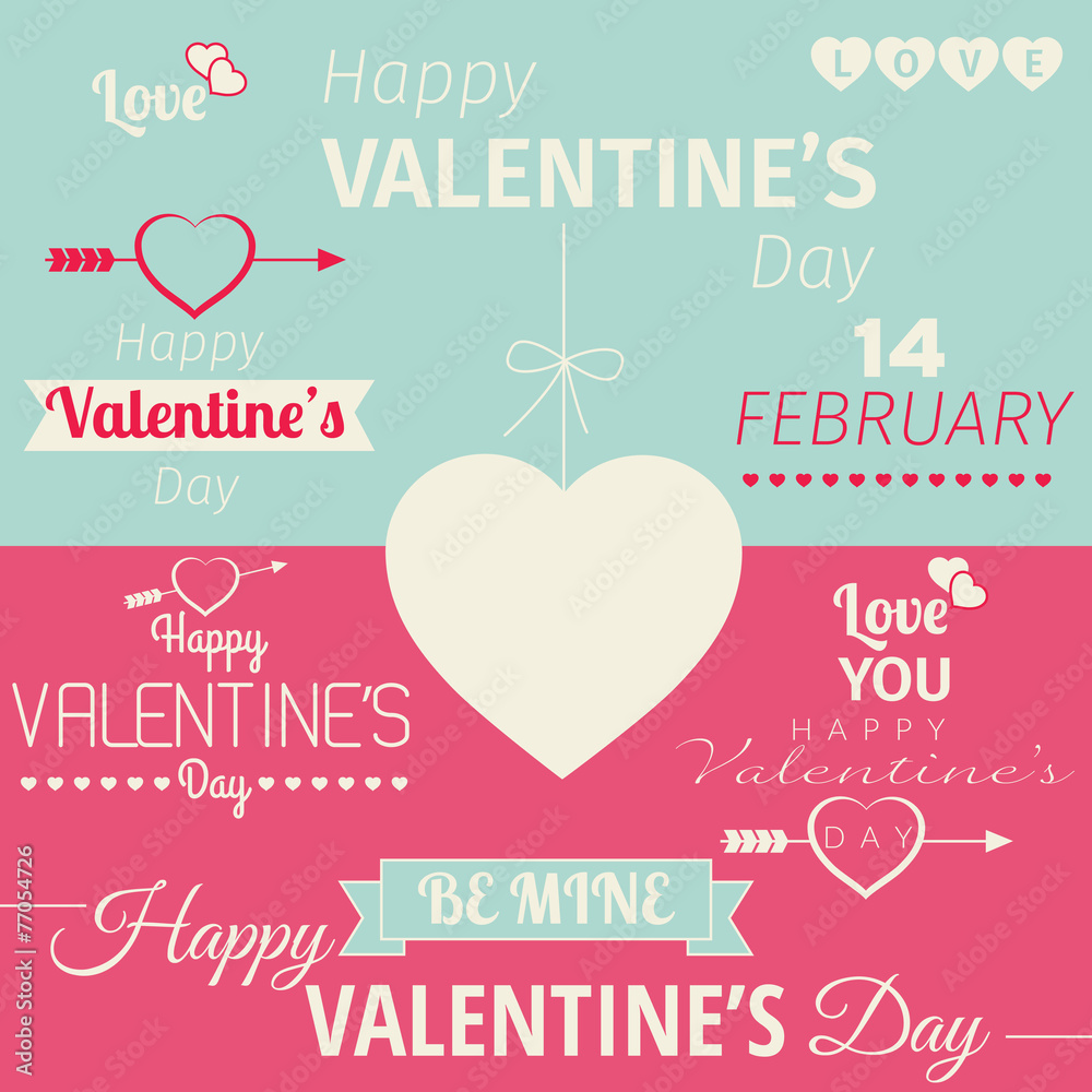 Vector illustration of a Valentine background