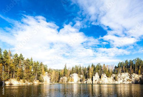 Piskovna lake, Teplice-Adrspach Rocks, Czech Republic photo