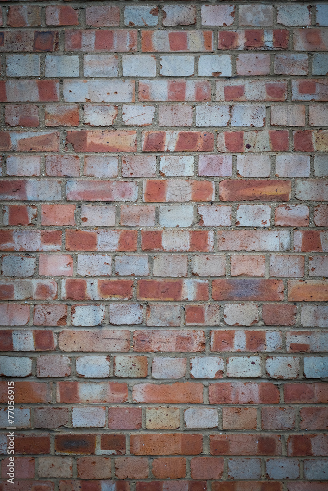 Fototapeta premium Adobe Brick wall background in UK home..