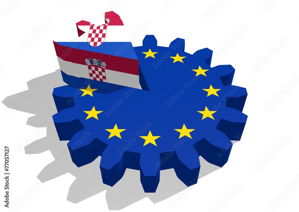 croatia as a piece of the european union gear cake croatia as a piece of the european union gear cake