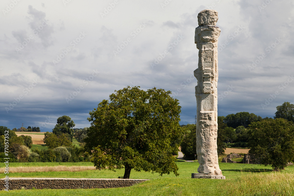 Obraz premium Cigognier temple pillar