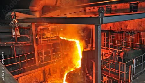 Foto production of cast iron