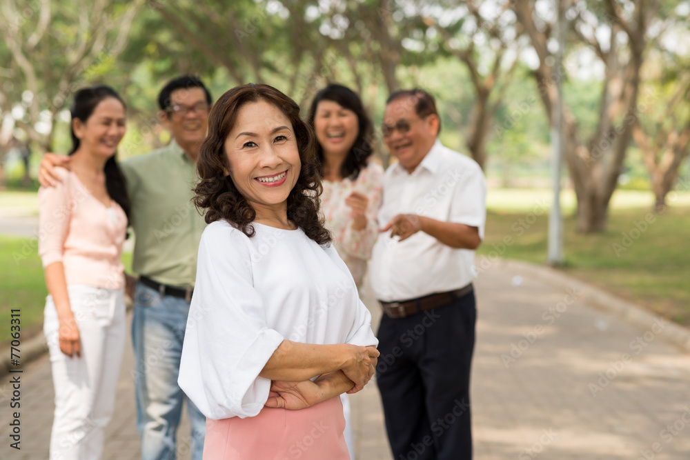 Pretty mature Vietnamese woman