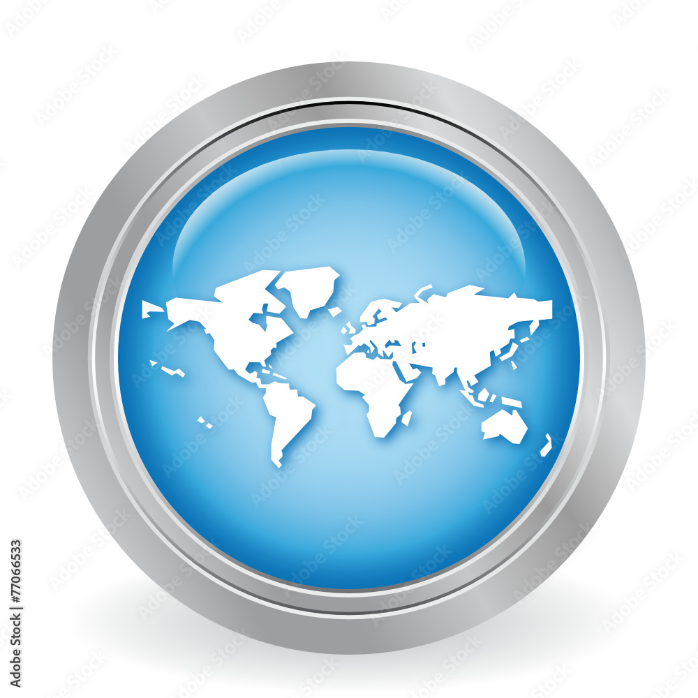 WORLD MAP ICON WORLD MAP ICON