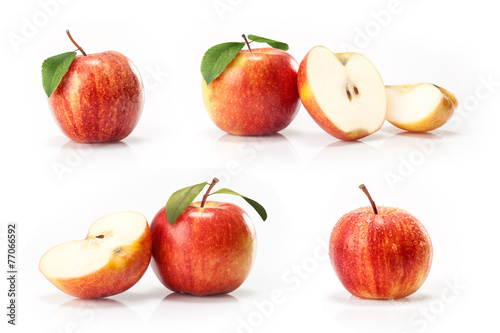 apples fruit  isolated on white background