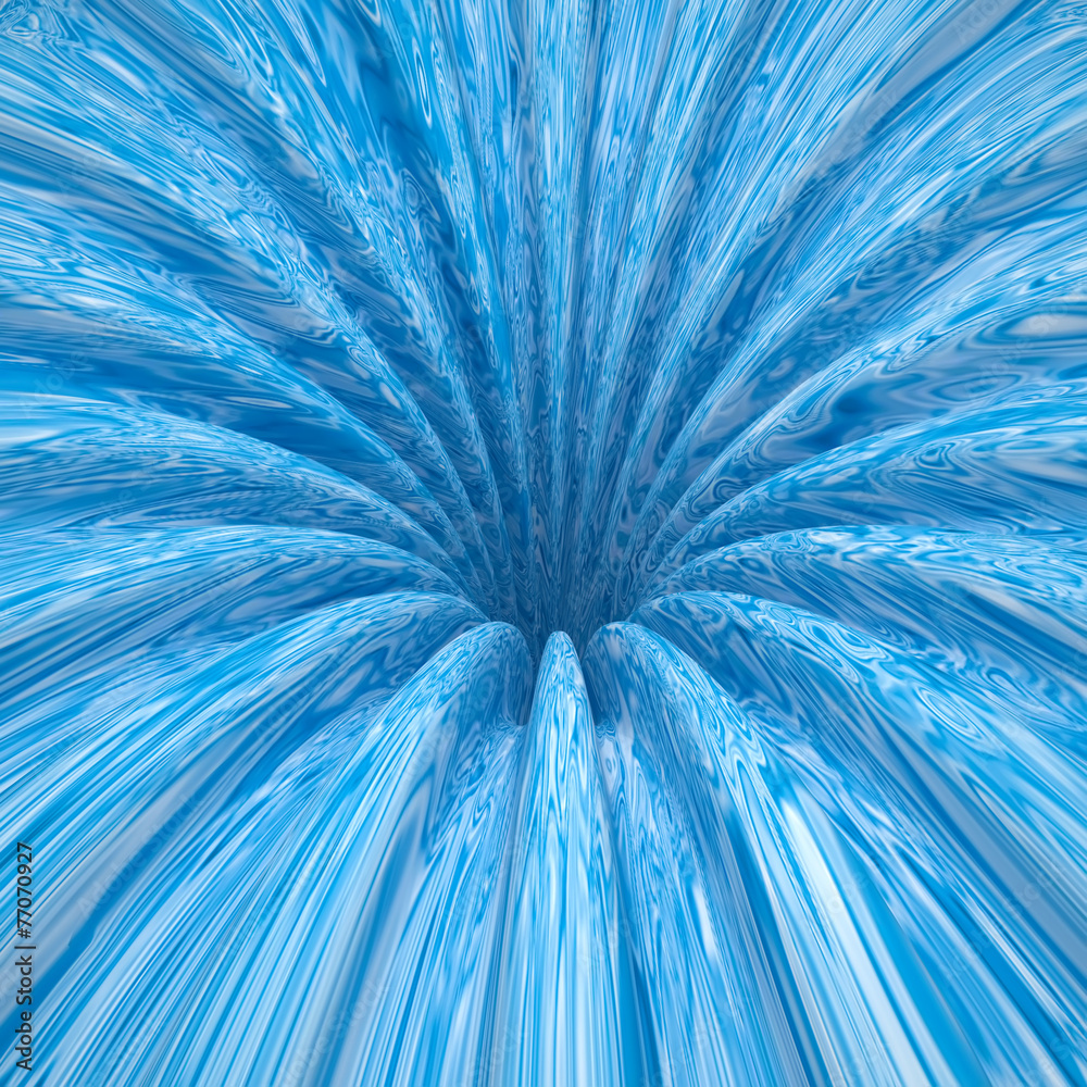 Obraz premium Water tunnel, 3D