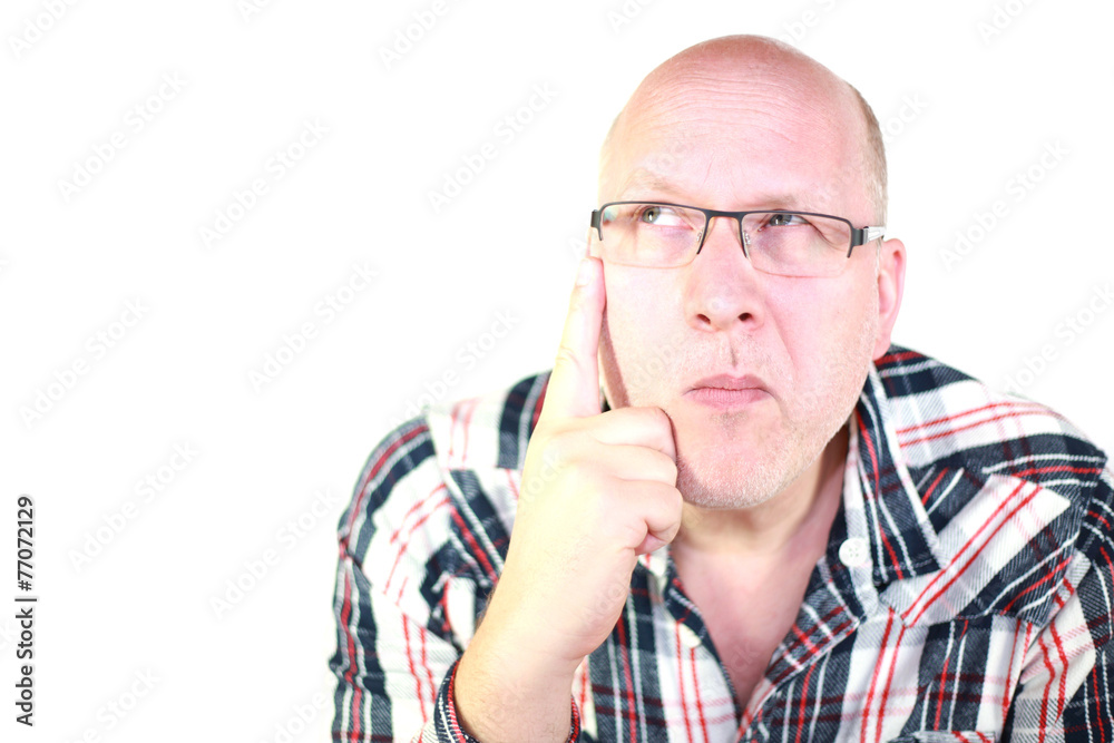 Überlegender Mann Überlegender Mann