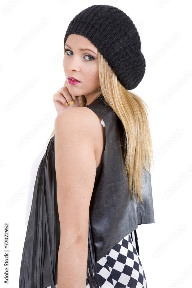 Naklejka premium beautiful woman