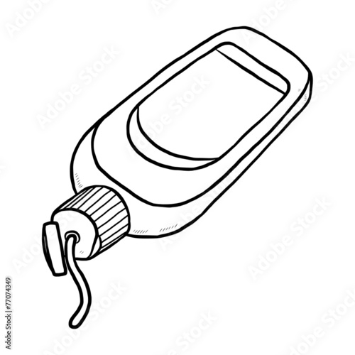 lotion or cream bottle