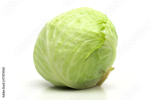 cabbage on the white background © antonsov85