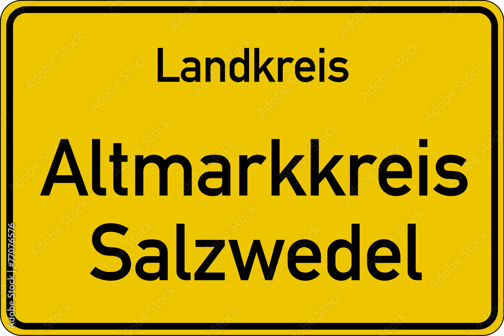 Fototapeta premium Landkreis Altmarkkreis Salzwedel