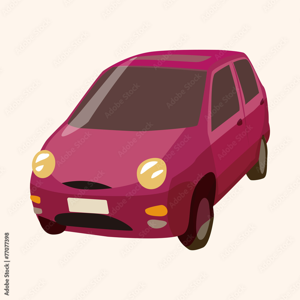 transportation car theme elements vector,eps