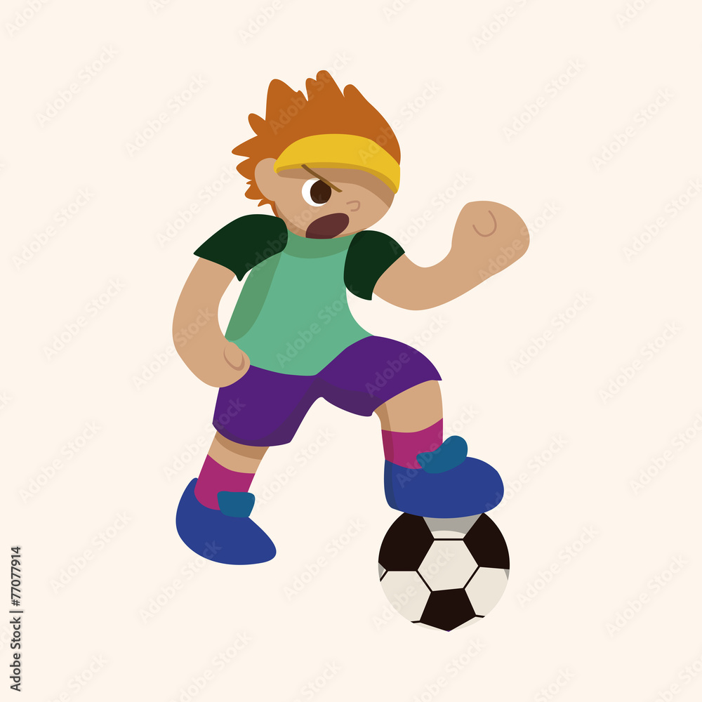 Sport soccer player theme elements vector,eps Sport soccer player theme elements vector,eps
