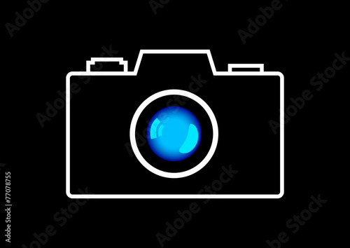 Black camera