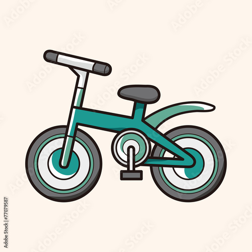 transportation bike theme elements vector,eps