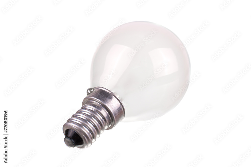 small incandescent light bulb isolated small incandescent light bulb isolated