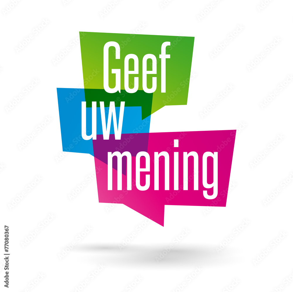 Geef uw mening