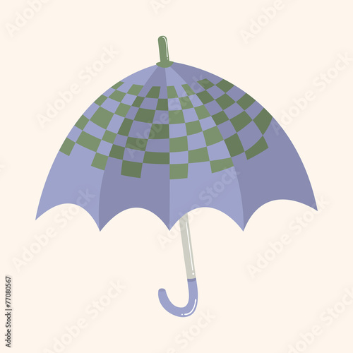 Umbrella theme elemets vector,eps