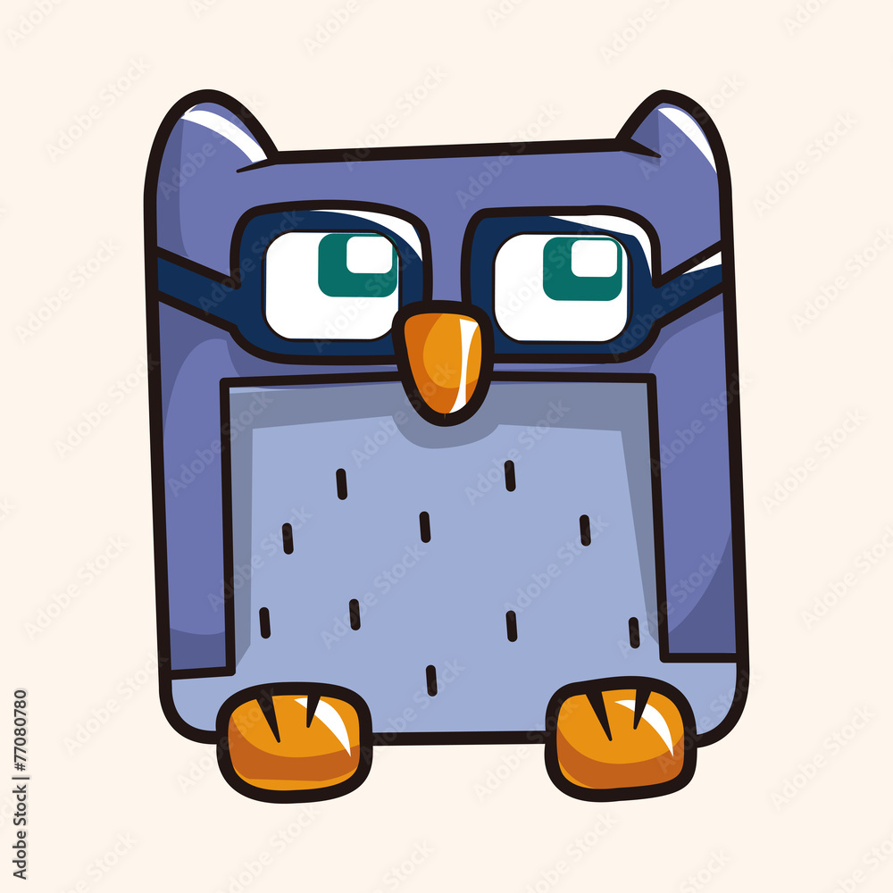 owl cartoon theme elements vector,eps owl cartoon theme elements vector,eps