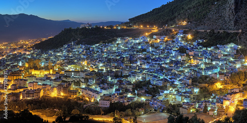 Evening view of Chefchaouen, Morocco © Mikhail Markovskiy