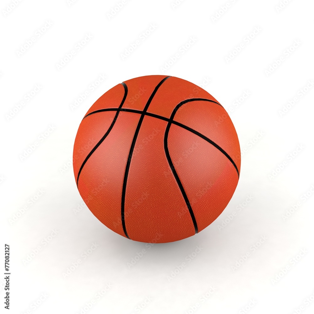 Fototapeta premium Basketball ball isolated on white background