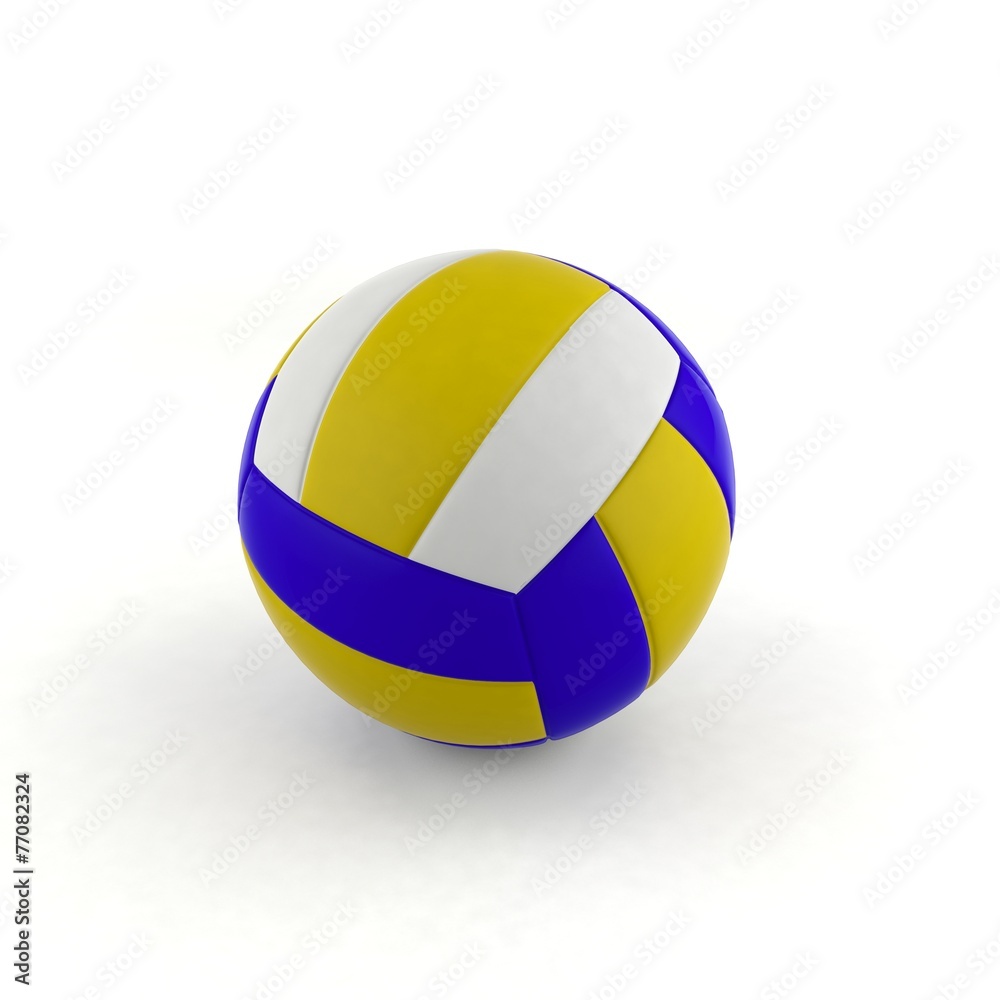 Volleyball ball isolated on white background