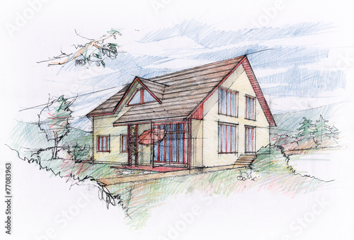 House sketch design