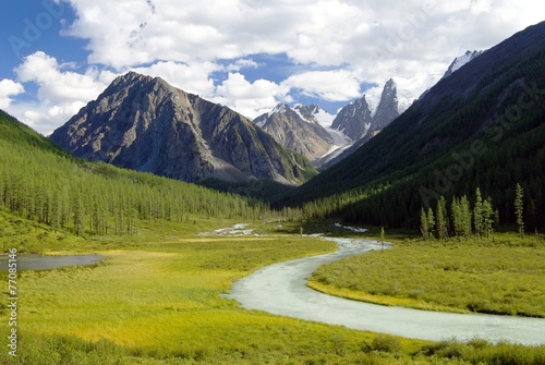 Altai mountain - savlo or szavlo valley - Russia